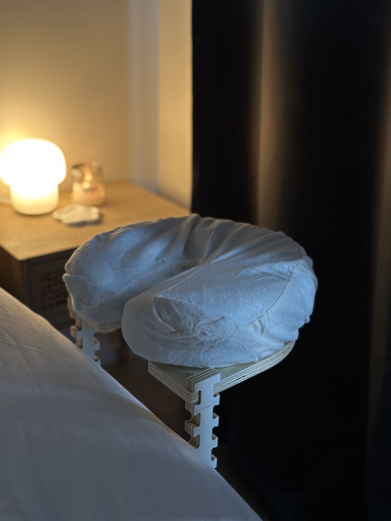 Super ! Avec ce set, les massages à la maison sont vraiment agréables. Fini la nuque douloureuse à force d'être sur l...